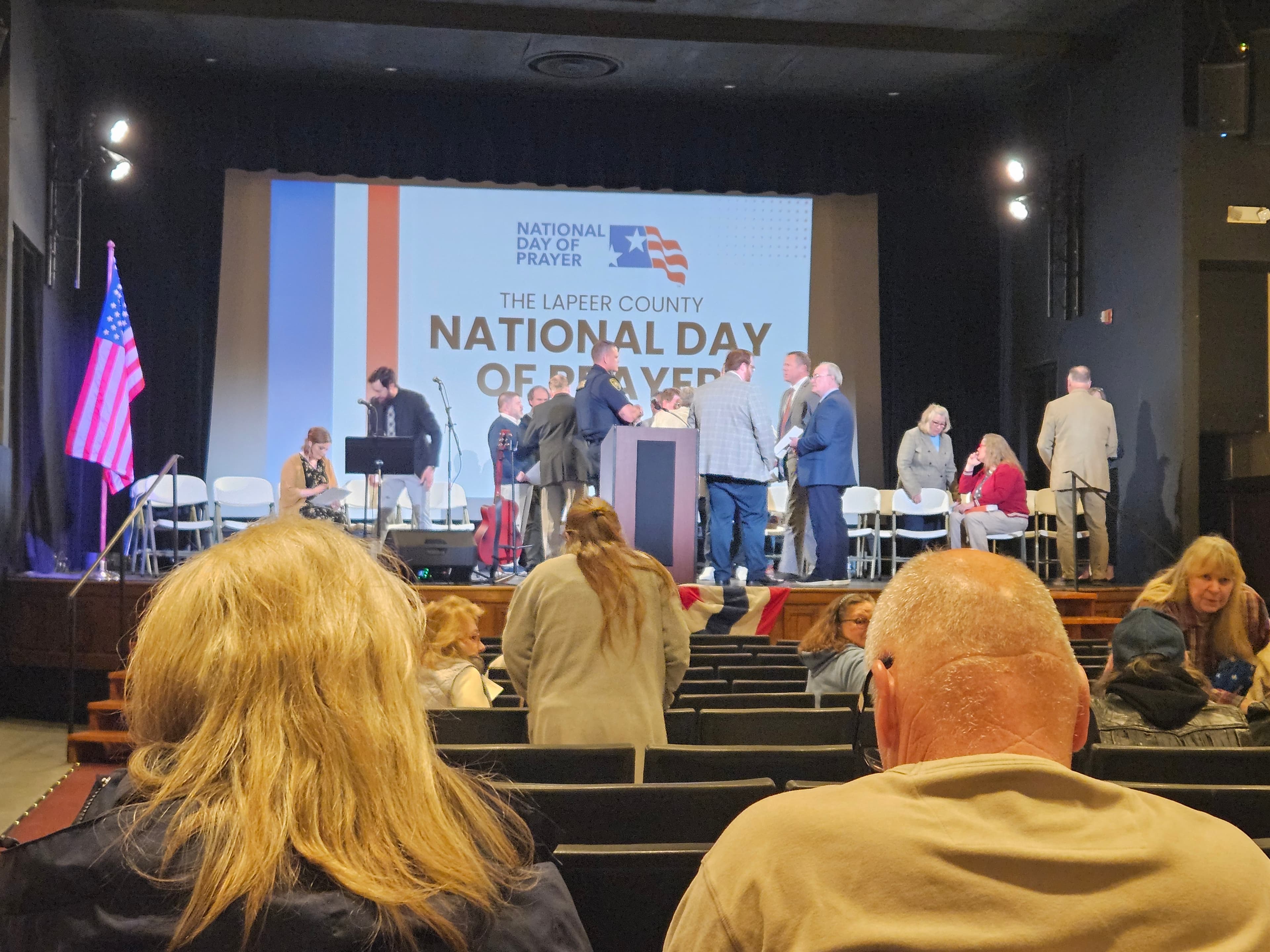 Dave Richardson at a National Day of Prayer community gathering